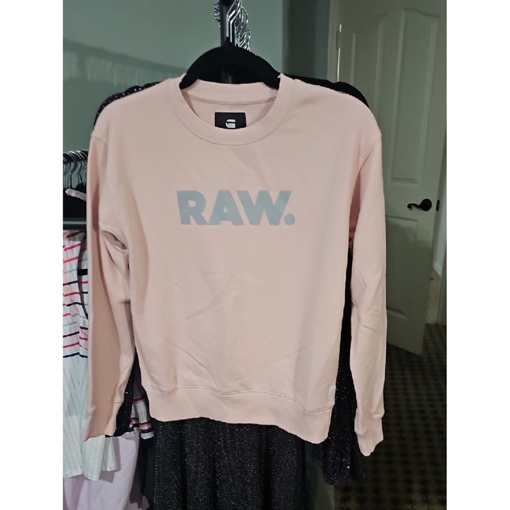 G-Star RAW Premium Core Crewneck Sweatshirt Pink XS D20759-7809-7176